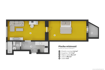 Prodej bytu 2+kk v osobním vlastnictví 59 m², Praha 10 - Vršovice