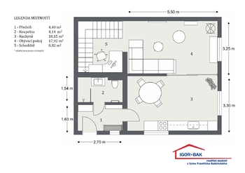 Prodej bytu 3+kk v osobním vlastnictví 114 m², Oleška
