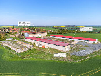 Pronájem skladovacích prostor 3690 m², Dolní Chvatliny