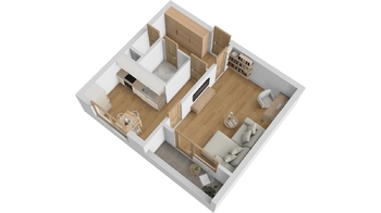 Prodej bytu 1+1 v osobním vlastnictví 42 m², Hradec Králové