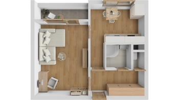 Prodej bytu 1+1 v osobním vlastnictví 42 m², Hradec Králové