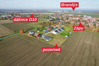 pozemek a okolí - Prodej pozemku 852 m², Zápy