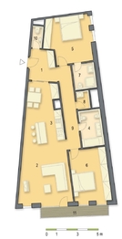 Pronájem bytu 3+kk v osobním vlastnictví 111 m², Praha 4 - Michle