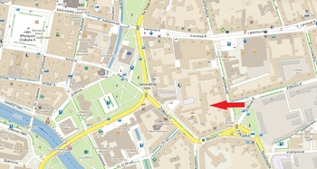 mapa - Pronájem bytu 1+kk v osobním vlastnictví 27 m², České Budějovice