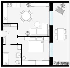 Prodej bytu 2+kk v osobním vlastnictví 68 m², Třeština