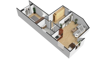 Prodej bytu 2+kk v osobním vlastnictví 60 m², Plzeň