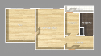 Prodej bytu 2+1 v osobním vlastnictví 53 m², Husinec