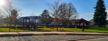 střed obce s dětským hřištěm - Prodej bytu 2+1 v osobním vlastnictví 867 m², Dešná