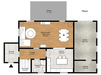 Pronájem domu 152 m², Skopytce