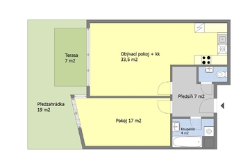 Prodej bytu 2+kk v osobním vlastnictví 67 m², Praha 9 - Dolní Počernice