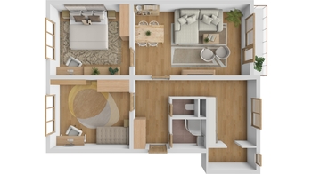 Prodej bytu 3+1 v osobním vlastnictví 70 m², Chrudim