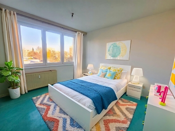 ložnice návrh - Prodej bytu 3+1 v osobním vlastnictví 66 m², České Budějovice