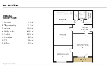 Prodej bytu 3+1 v družstevním vlastnictví 79 m², Havířov