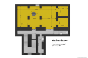 Pronájem obchodních prostor 110 m², Praha 3 - Žižkov