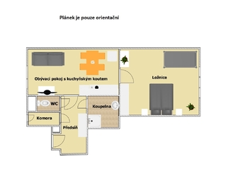 Prodej bytu 2+kk v osobním vlastnictví 55 m², Praha 3 - Žižkov