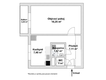 Prodej bytu 1+1 v družstevním vlastnictví 41 m², Mohelnice