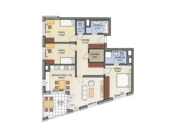Prodej bytu 4+kk v osobním vlastnictví 111 m², Praha 6 - Ruzyně