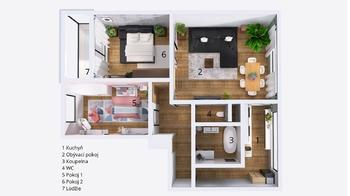 Prodej bytu 3+1 v osobním vlastnictví 68 m², Fulnek