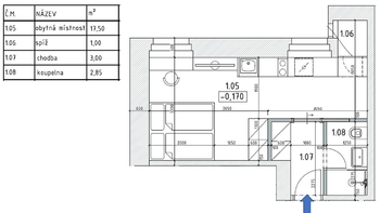 Pronájem bytu 1+kk v osobním vlastnictví 24 m², Praha 6 - Břevnov