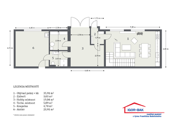 Prodej bytu atypický v osobním vlastnictví 192 m², Oleška