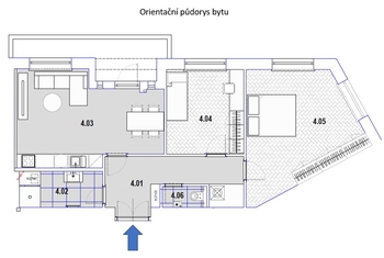 Pronájem bytu 3+kk v osobním vlastnictví 84 m², Praha 6 - Bubeneč