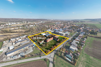 Výrobní, skladový areál Troubsko - Pronájem skladovacích prostor 3000 m², Troubsko