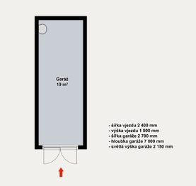 Prodej garáže 21 m², Znojmo