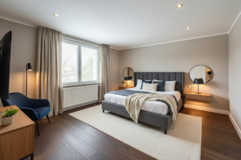 ložnice - vizualizace - Prodej domu 152 m², Neratovice