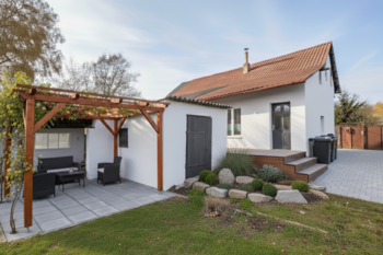 dům ze zahrady - vizualizace - Prodej domu 152 m², Neratovice