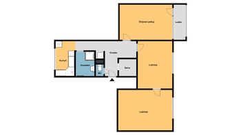 Prodej bytu 3+1 v osobním vlastnictví 79 m², Žatec