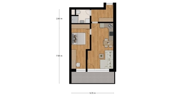 Prodej bytu 2+kk v osobním vlastnictví 36 m², Kyjov