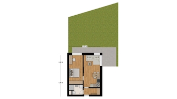 Prodej bytu 2+kk v osobním vlastnictví 36 m², Kyjov