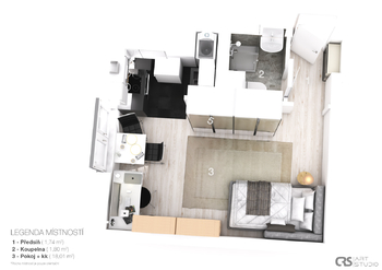 Prodej bytu 1+kk v osobním vlastnictví 24 m², Praha 10 - Strašnice