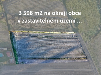 pozemek v rovině ... - Prodej pozemku 3598 m², Jiřice