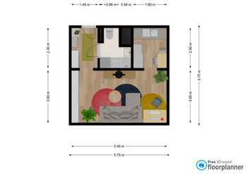 Pronájem bytu 1+kk v osobním vlastnictví 30 m², Praha 9 - Prosek