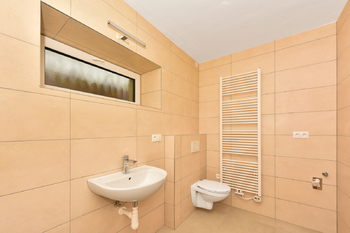 Koupelna v přízemí - Pronájem domu 130 m², Zruč-Senec