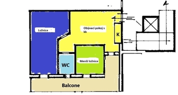 Prodej bytu 1+1 v osobním vlastnictví 48 m², Scalea
