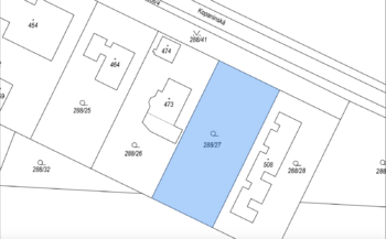 Prodej pozemku 1100 m², Ořech