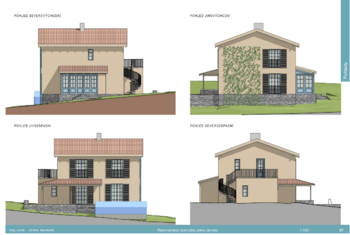 Studie vily v italském stylu - Prodej domu 140 m², Čtyřkoly