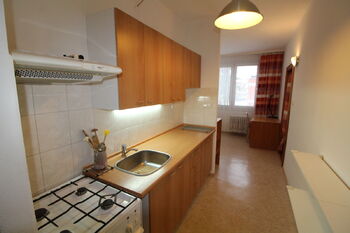 obývací kuchyně - Pronájem bytu 1+1 v osobním vlastnictví 47 m², České Budějovice