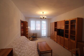 obývací pokoj - Pronájem bytu 1+1 v osobním vlastnictví 47 m², České Budějovice