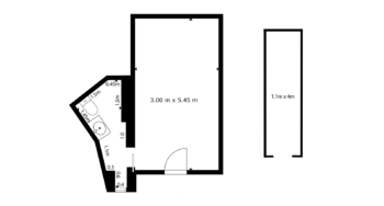 Pronájem kancelářských prostor 17 m², Praha 3 - Žižkov