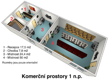 Pronájem skladovacích prostor 120 m², Turnov