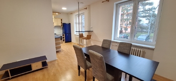 Obývací pokoj s kuchyňským koutem  - Pronájem bytu 2+kk v osobním vlastnictví 51 m², Vyškov
