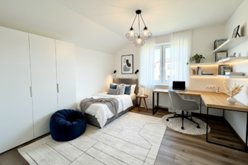 pokoj - vizualizace - Prodej domu 138 m², Milovice