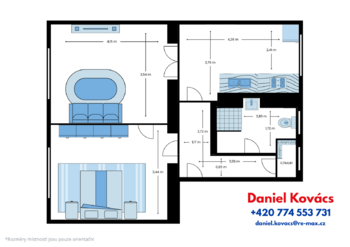 Prodej bytu 2+1 v osobním vlastnictví 50 m², Ledeč nad Sázavou