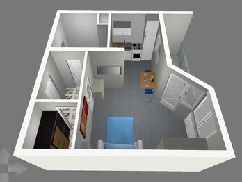 Pronájem bytu 1+1 v osobním vlastnictví 46 m², Ostrava