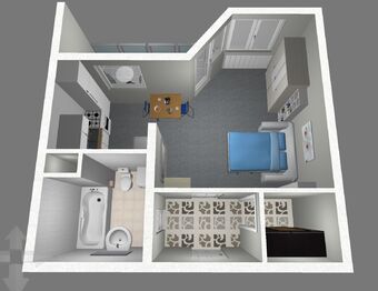 Pronájem bytu 1+1 v osobním vlastnictví 46 m², Ostrava