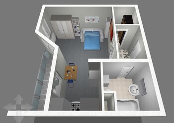 Pronájem bytu 1+1 v osobním vlastnictví 46 m², Ostrava