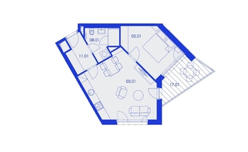 Pronájem bytu 2+kk v osobním vlastnictví 63 m², Praha 10 - Strašnice